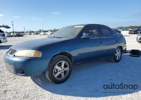 2000 Nissan Sentra Base z USA, uszkodzony, nr VIN 3N1CB51DXYL325620